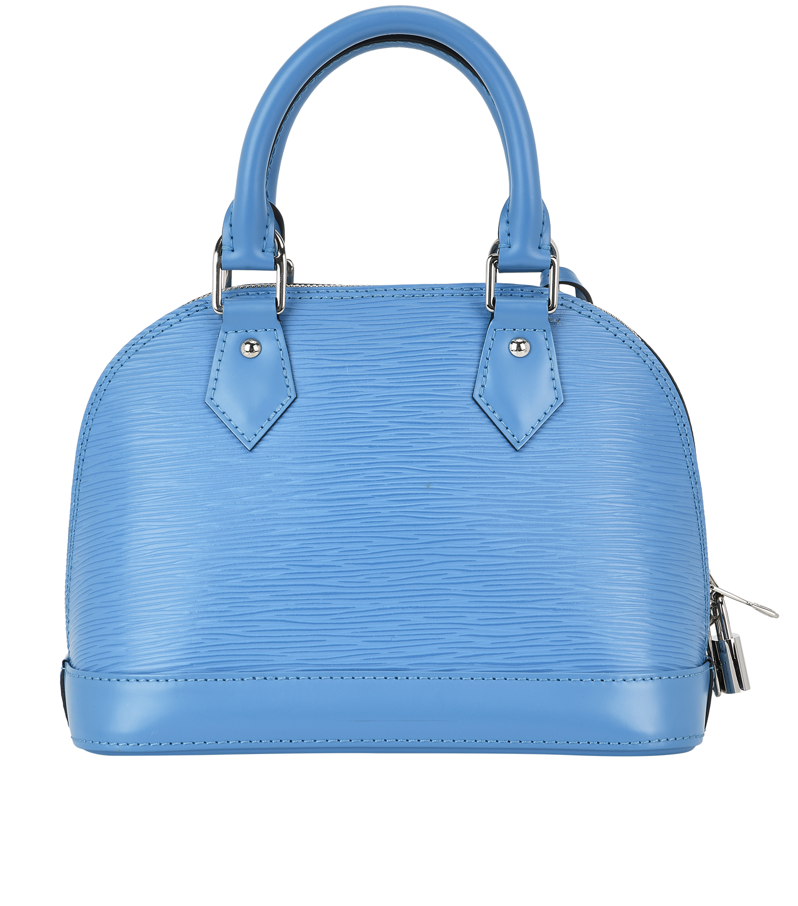 Alma BB, &pound;1,200, Handbags, Blue, Leather, Back view